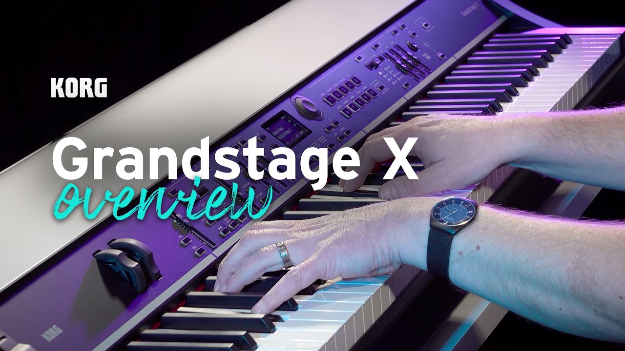 Изучите звуки, возможности и функции Grandstage X с Люком из Korg