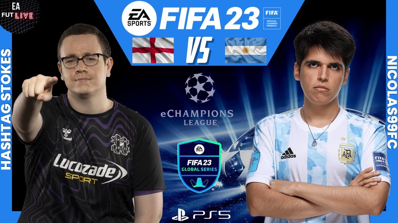 HASHTAG STOKES VS NICOLAS99FC | FIFA 23 - eCHAMPIONS LEAGUE QUALIFIER FGS23 - PRO VS PRO