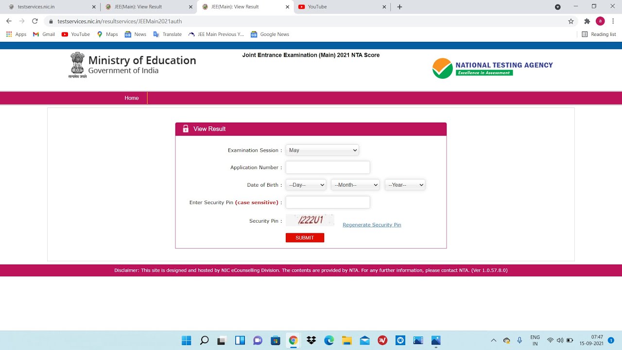 JEE MAINS RESULT 2021 OUT !!! LINK IN DESCRIPTION CONFIRMED!!