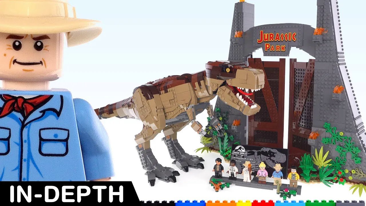 🔄 LEGO Jurassic Park 2021 T. rex Rampage review! 75936 re upload
