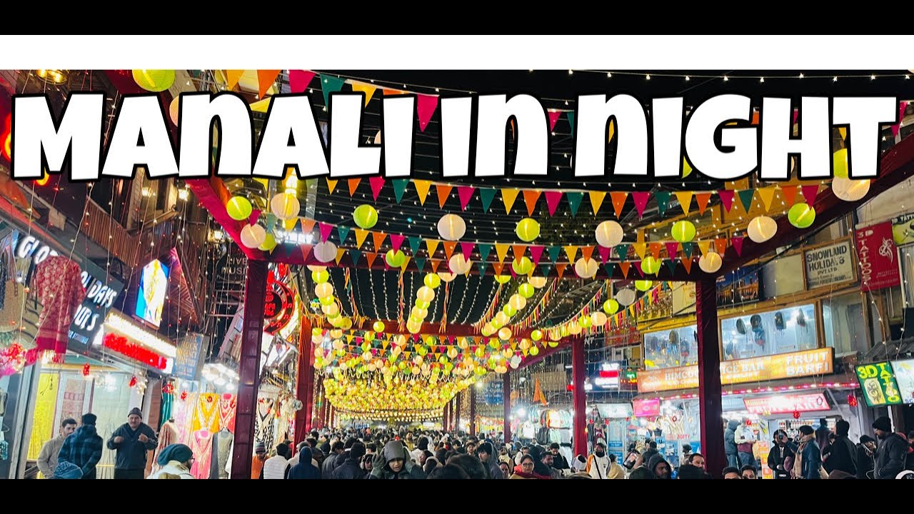 Manali in night it like a heaven