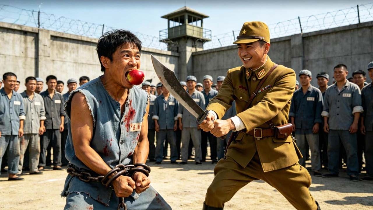 日軍殘忍虐囚練刀法，特工高手大怒，血洗監獄全殲日軍   ⚔️  抗日  | 战争 | Kung Fu | 甄子丹