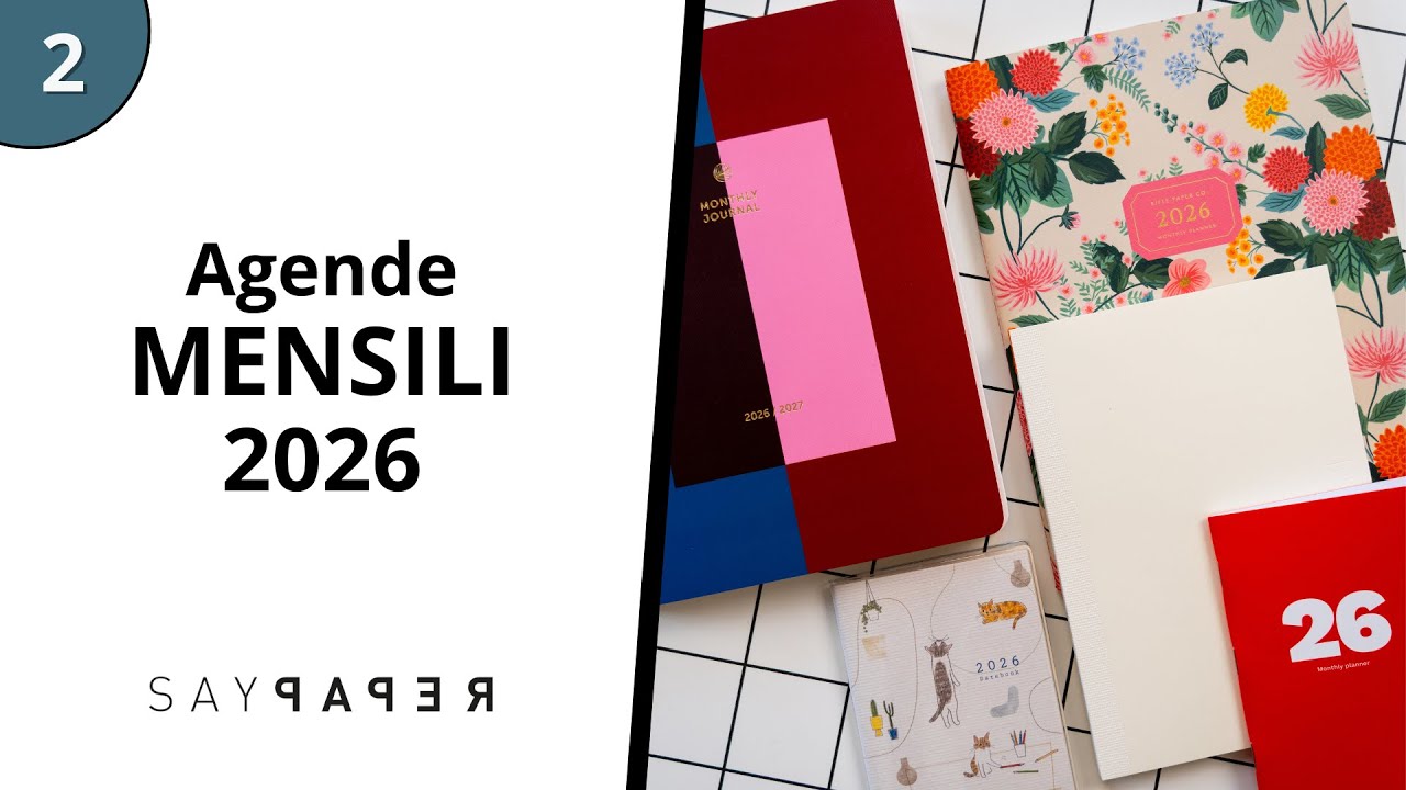 Vi presentiamo tutte le AGENDE MENSILI per il 2026!