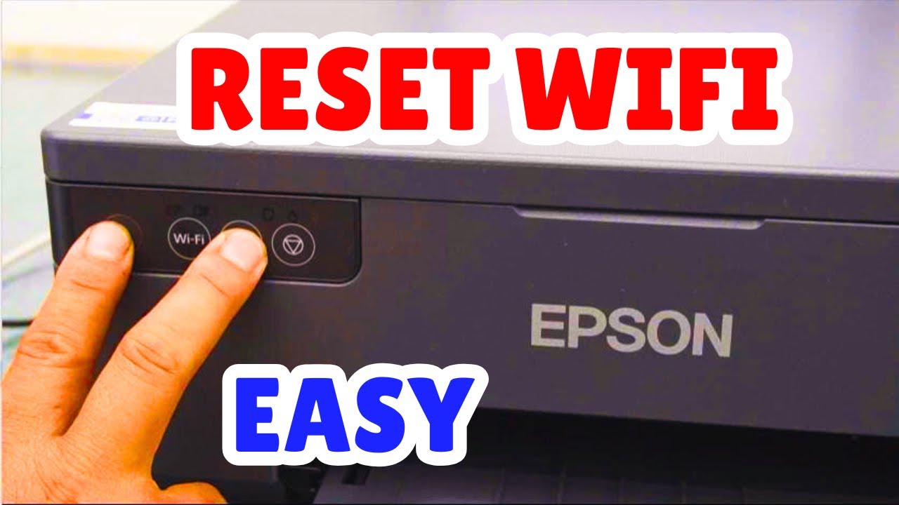 Быстрый сброс настроек Wi-Fi для принтера Epson L8050 | Восстановление сети по умолчанию | Tech F...