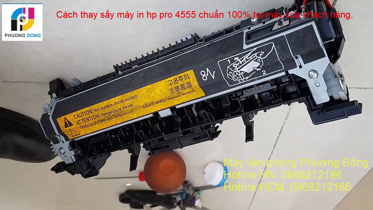 Thay sấy máy in hp laserjet m4555 mfp - Chuẩn 100%