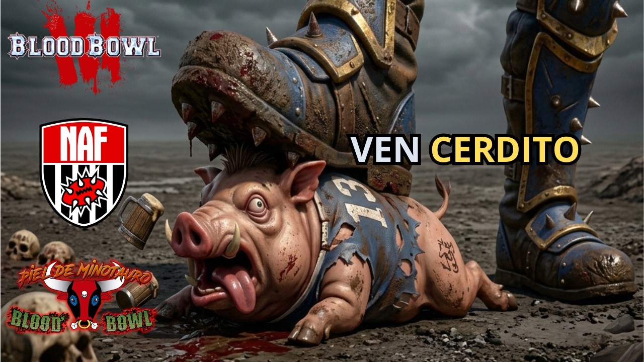 ¡BOTAS VS CERVEZA! | NAF por Equipos: Mongloom vs Hestiar, un tio con clase! #bloodbowl