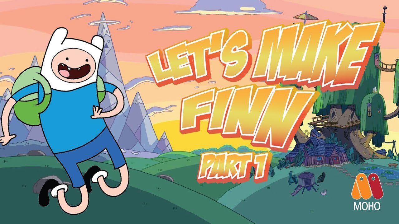 How to make Finn from Adventure Time in Anime Studio/MOHO 12 PART 1