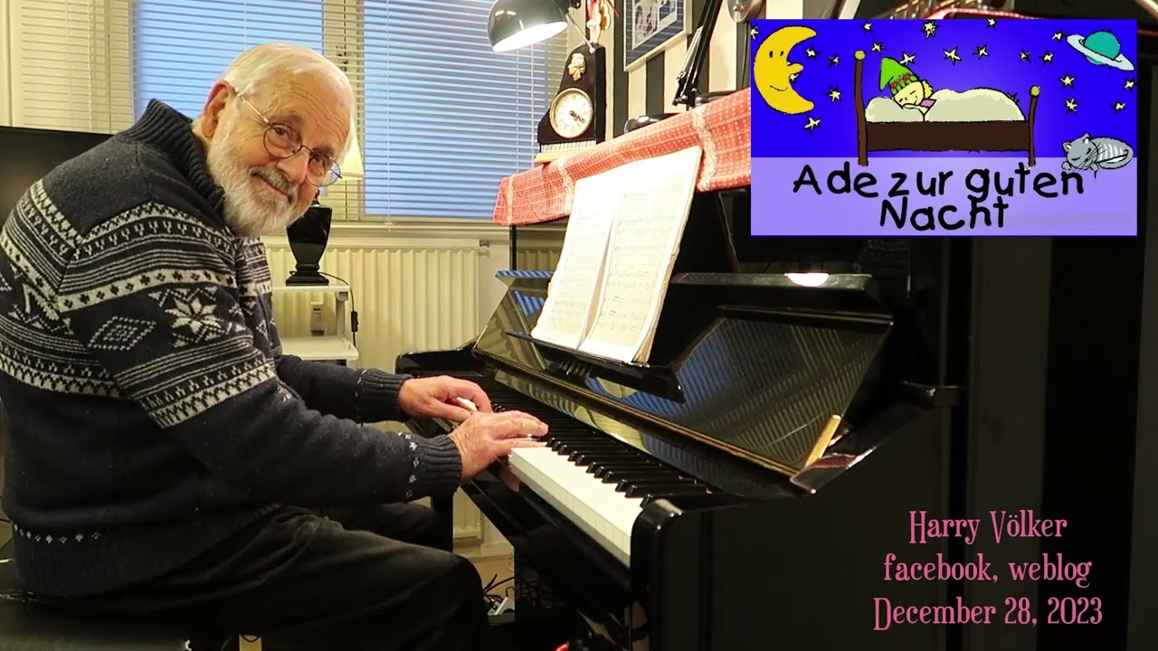 Schlafe, mein Prinzchen - Lullaby - W.A. Mozart - piano - Harry Völker