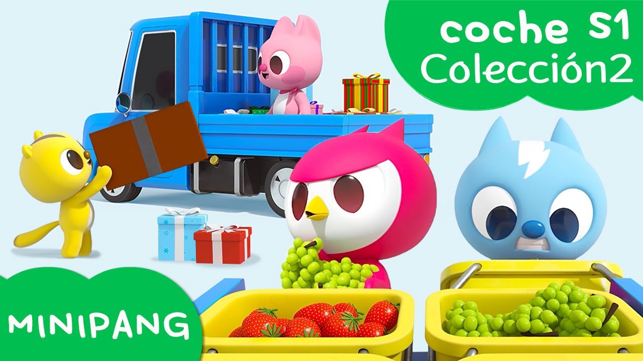 Aprende palabras con MINIPANG | coche S1 Colección2  | MINIPANG TV 3D Play