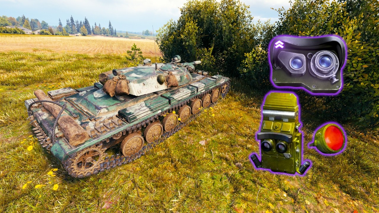 Double Dose of T-100 LT in Malinovka's Bushes