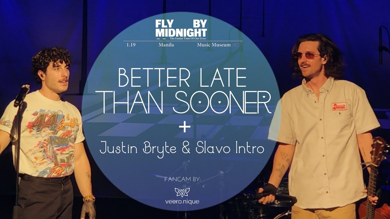 [FANCAM] Fly By Midnight  - Better Late Than Sooner | The Fastest Time Of Our Lives in Manila✈️🌙