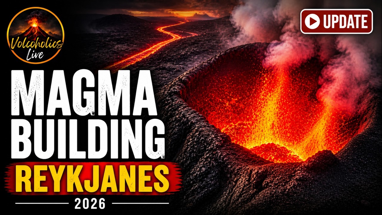 Iceland Volcano 2026 – Magma Building Again Beneath Reykjanes