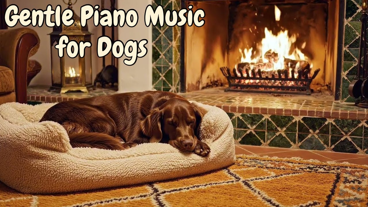 Dog Calming Music 🐶 Gentle Piano to Relax Dogs & Reduce Separation Anxiety (8 Hours)