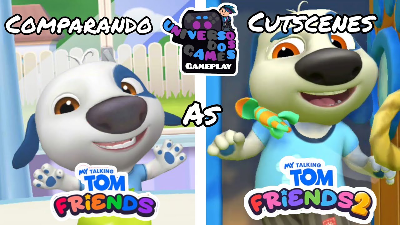 Comparando as cutscenes do my talking tom friends 1 com o my talking tom friends 2