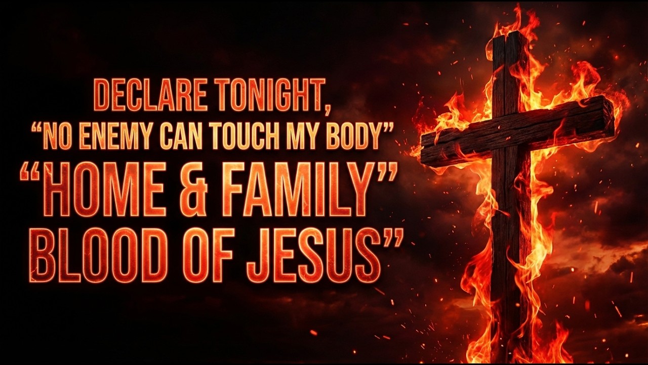 Tonight Declare No Enemy Can Touch My Body, Home & Family, Blood of Jesus Prayer