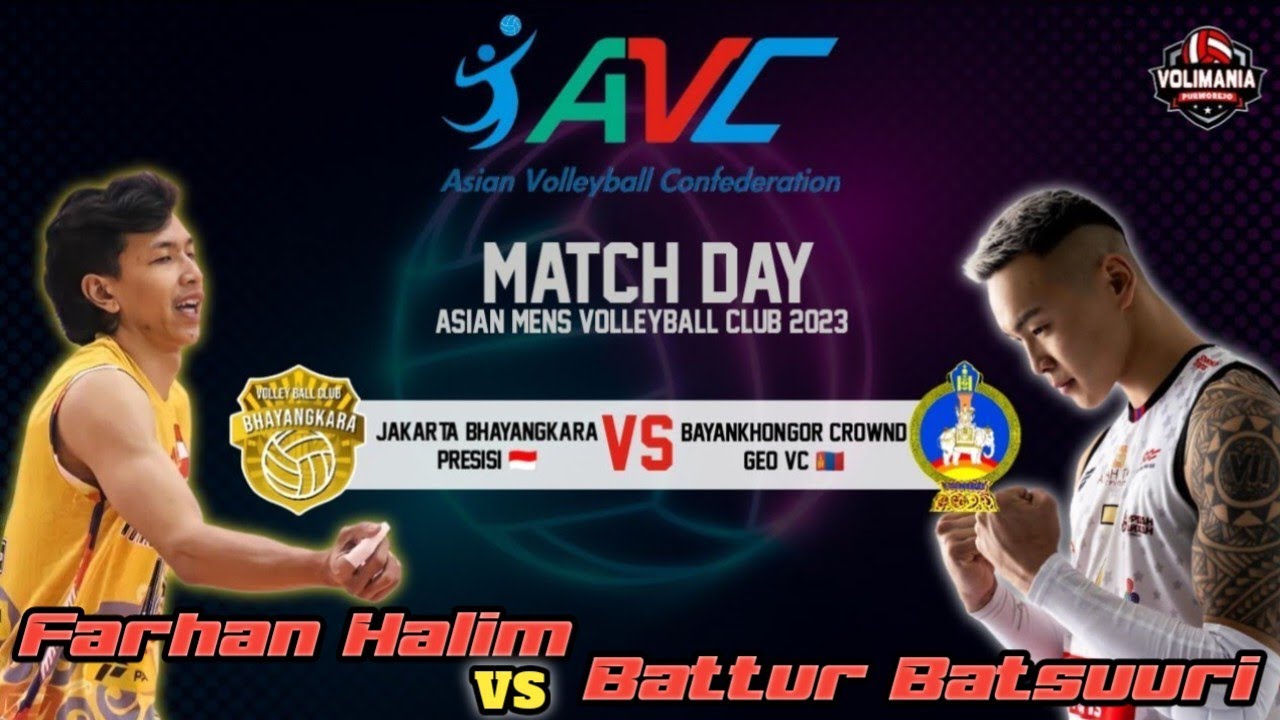Adu Spike_Farhan Halim vs Battur Batsuuri | BHAYANGKARA PRESISI🇮🇩 vs BAYANKHONGOR🇲🇳
