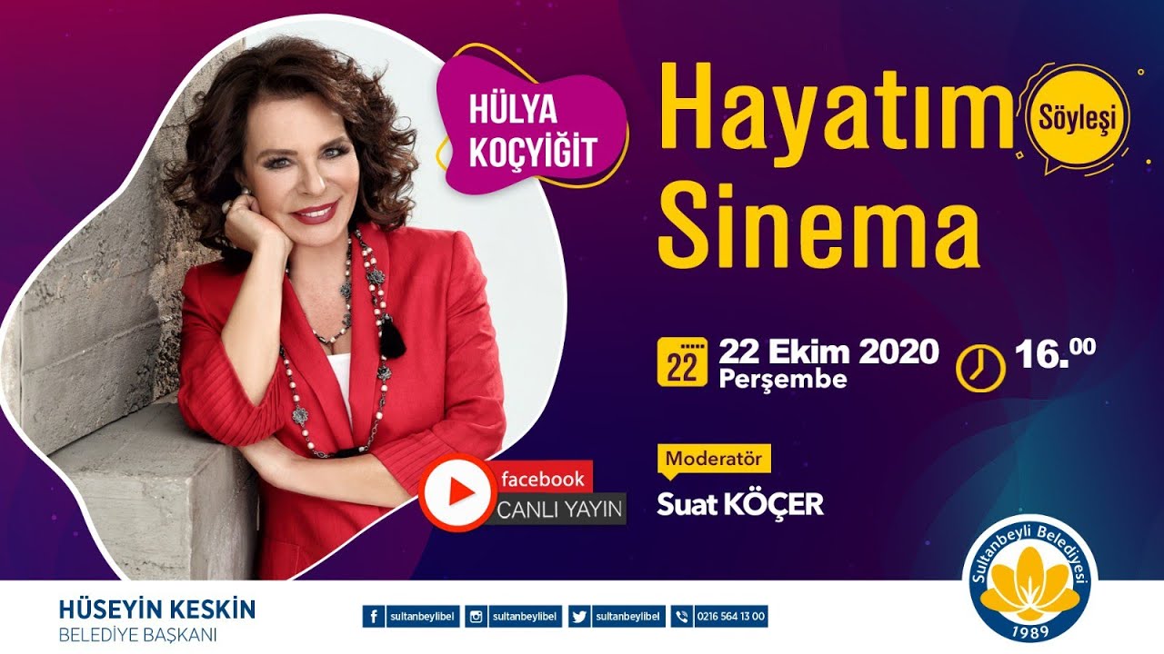 📡 Hülya Koçyiğit Hanımefendi ile keyifli bir söyleşi: “Hayatım Sinema” 🎙️ Sultanbeyli'de Kültür