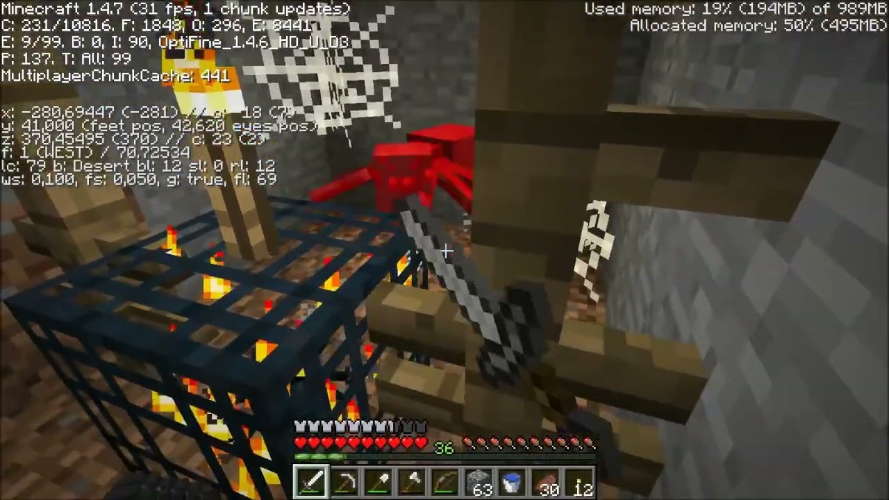 Minecraft pro začátečníky (21. díl) Velké pavoučí dobrodružství