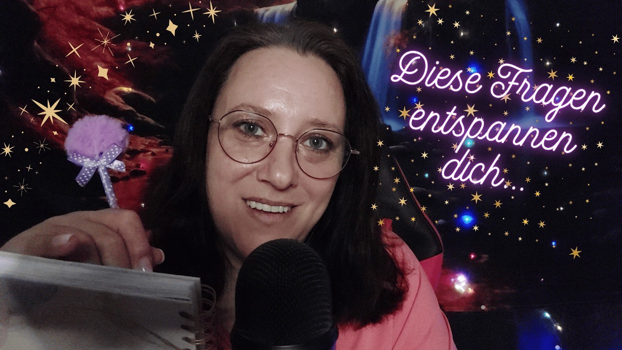 ASMR| Ich stelle dir Fragen&hellip; ganz leise🤫 Ein pers&ouml;nliches Interview zum Einschlafen😴💤