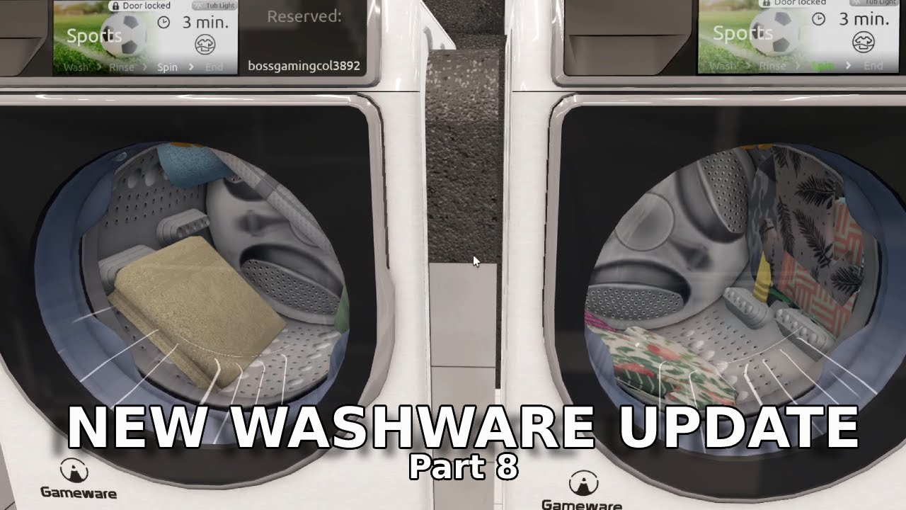 NEW WASHWARE UPDATE | WashDay + Spin race at the end | Part 9