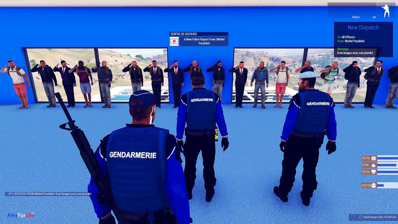 La journée de Recrutement des gendarmes ArmA 3 FR Fun