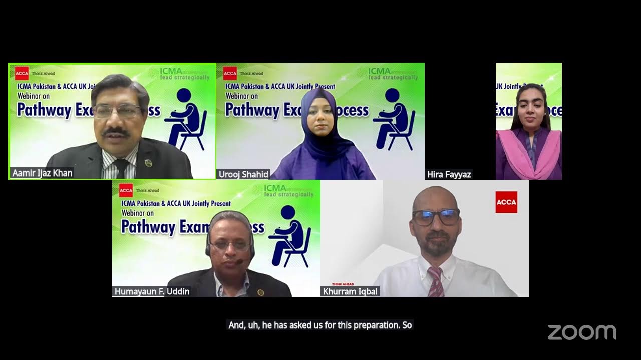 Webinar on Pathway Exam Process