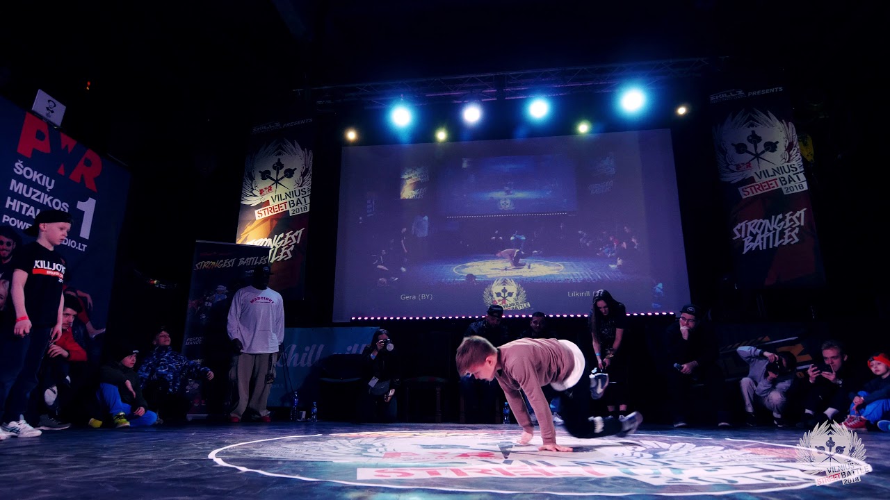 Vilnius Street Battle 2018 Breaking kids 1vs1 TOP 8 - Lilkirill (RU) vs Gera (BY)