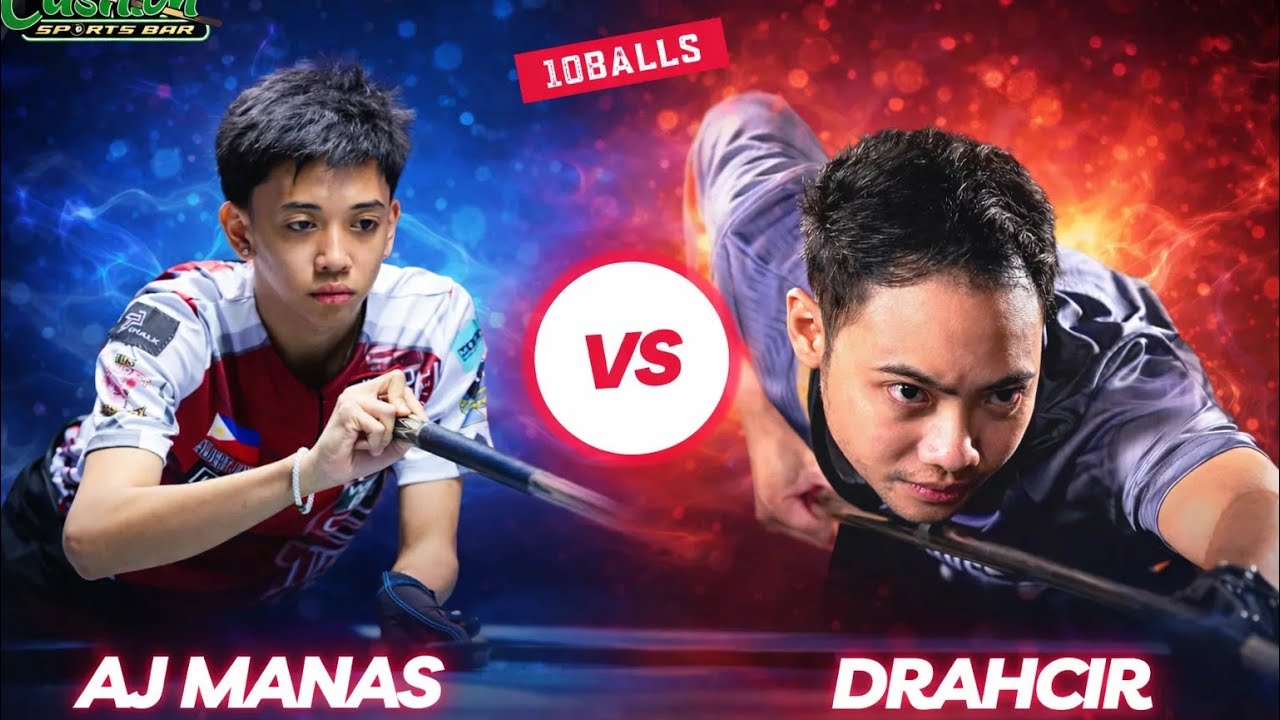 🔴BILLIARDS | AJ MANAS VS DRAHCIR | RACE 16