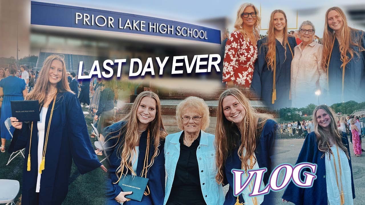 OUR VERY LAST DAY OF HIGH-SCHOOL EVER VLOG