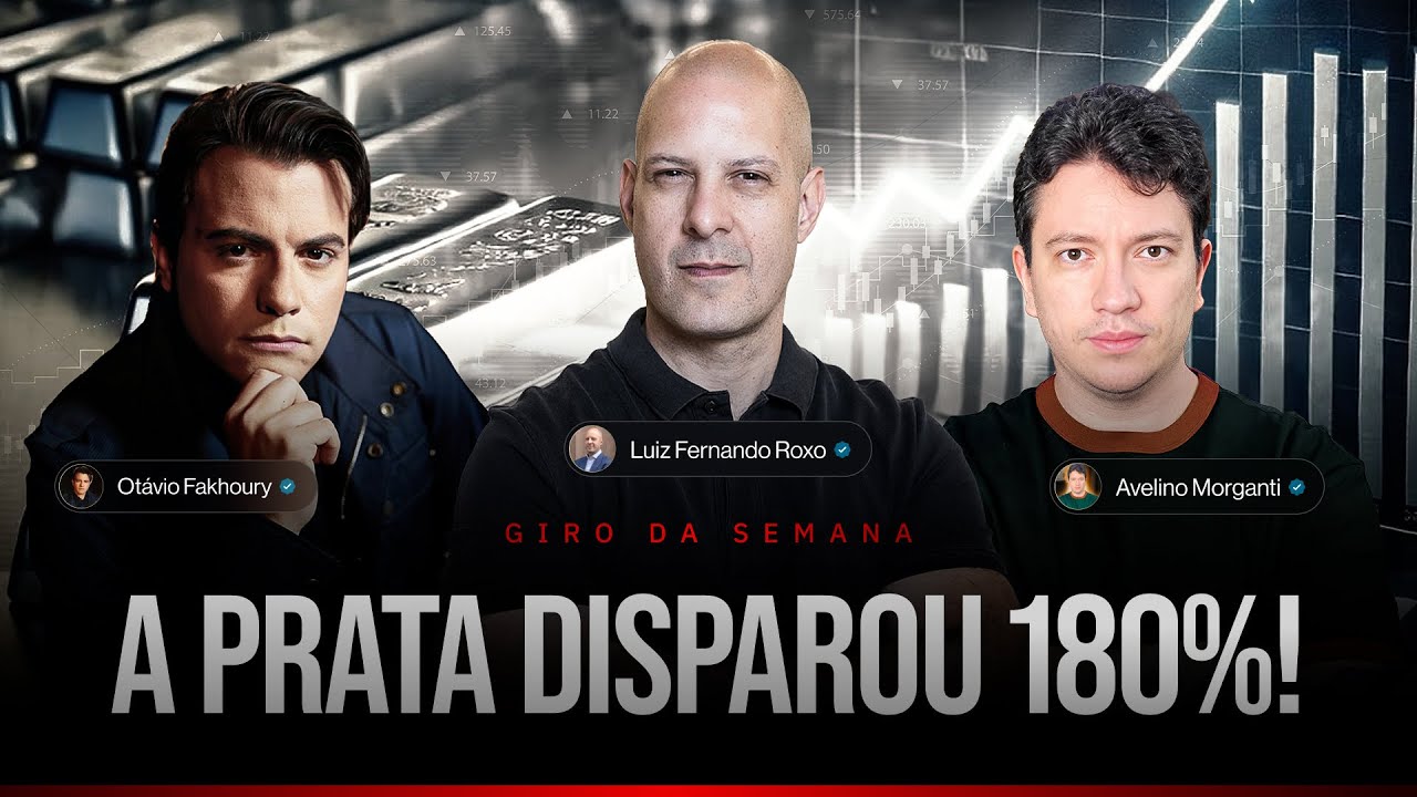 A prata disparou 180%📈🔥O que isso revela sobre o mercado e a economia?💰 Giro da Semana 📱