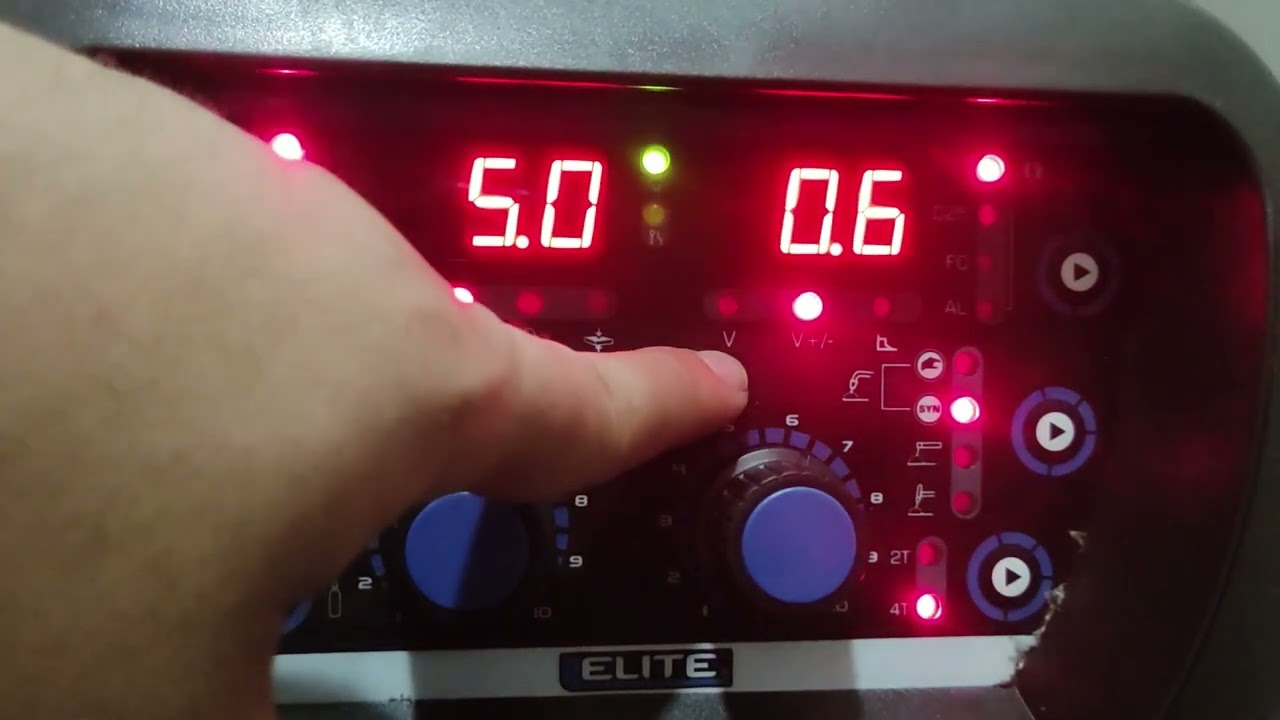 ELITE MP 180 Ref-SI8180MP Programación  Welder05