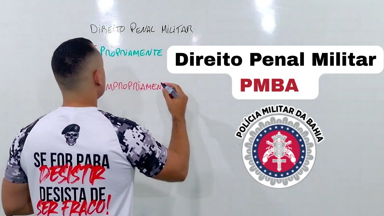 Aulão Direito Penal Militar! Rumo a farda em 2026