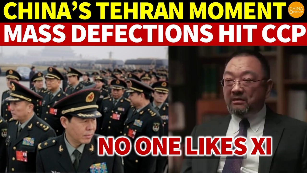 China’s Tehran Moment—Mass Defections of CCP Officials! High-ranking Insider: No One Likes Xi
