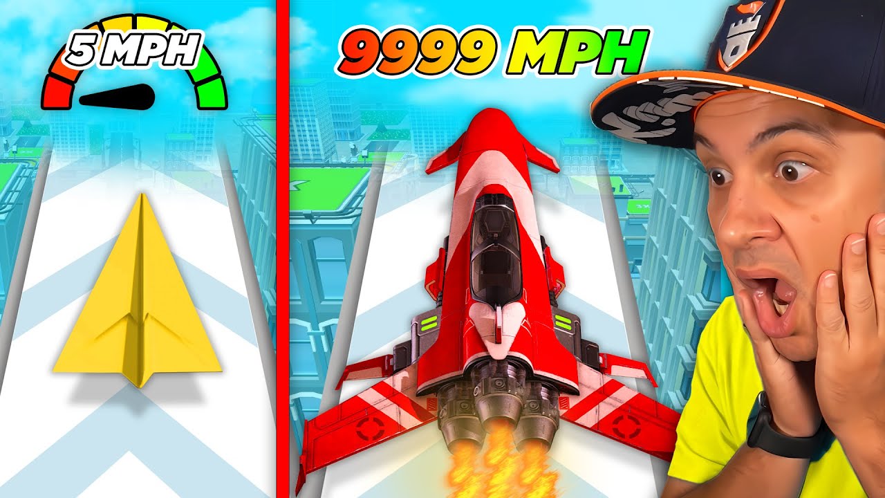 Upgrading My Plane to 1,000,000 MPH in Plane Evolution!