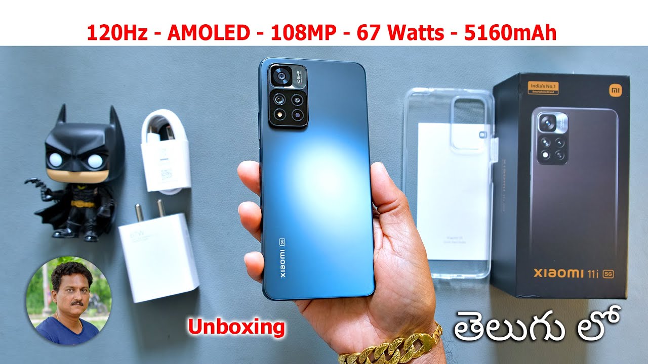 Xiaomi 11i 5G 120Hz AMOLED DotDisplay Mobile🤩Unboxing in Telugu...