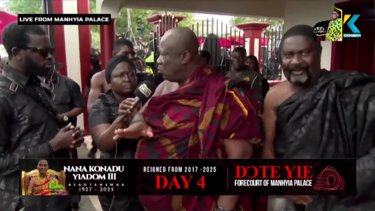 LIVE: Day 4 Dɔte Yie of Nana Konadu Yiadom III, Asantehemaa | 18/09/2025