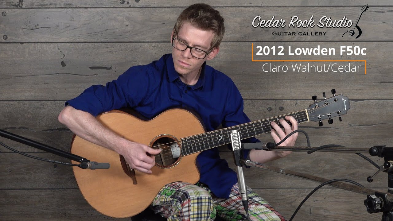 2012 Lowden F-50c (Claro Walnut/Cedar) played by Matt Thomas
