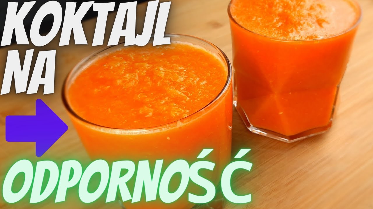 MARCHEWKOWY KOKTAJL Z POMARAŃCZAMI I ACEROLĄ - ODPORNOŚĆ w 5 minut | Nutka Smaku