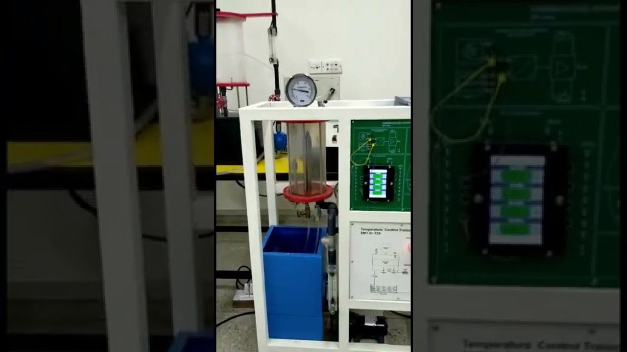 Temperature process Control Trainer Experiment. ON-OFF, P, PI, PD and PID Closed Loop #esols #plc