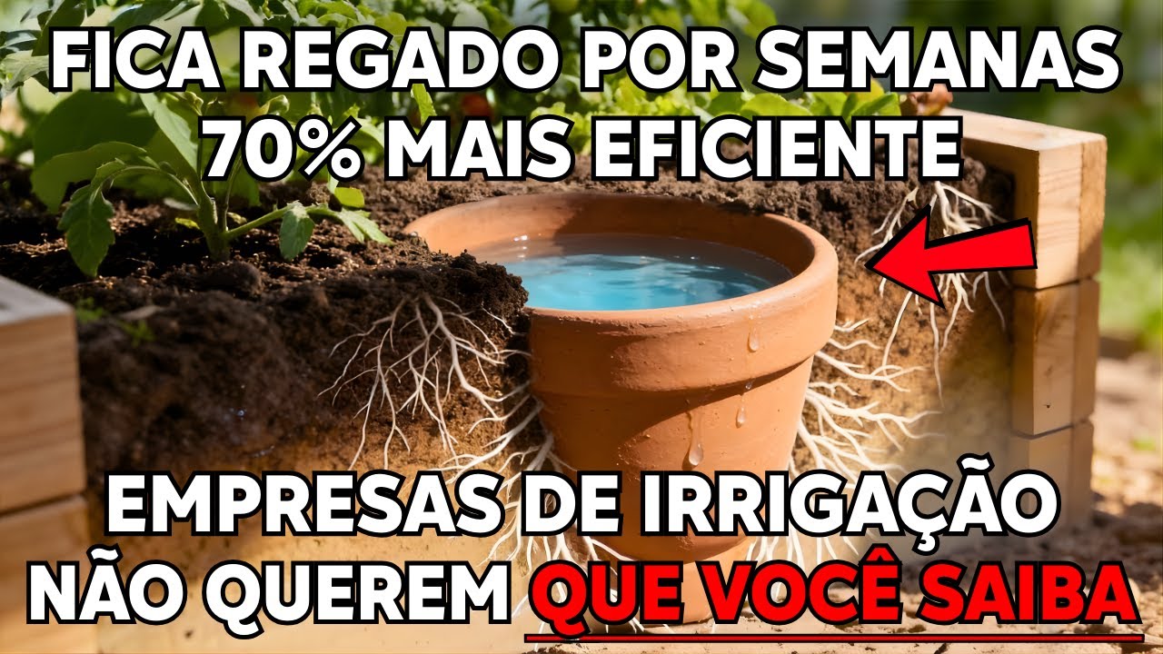 Esqueça de Regar Seu Jardim Por Semanas Com Este Sistema de 4.000 Anos