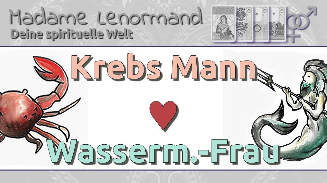 Krebs Mann & Wassermann Frau: Liebe und Partnerschaft