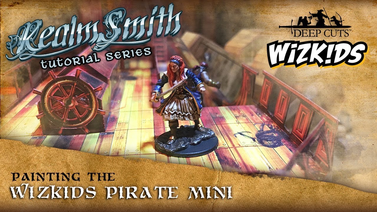WizKids Mini Painting Tutorial - Pirate