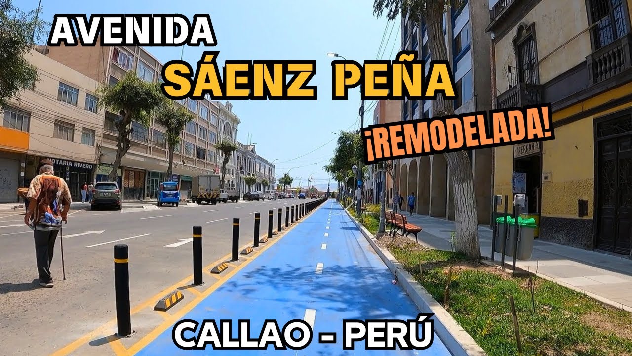 &iexcl;Completamente renovada! | As&iacute; luce la hist&oacute;rica avenida S&aacute;enz Pe&ntilde;a en el Callao