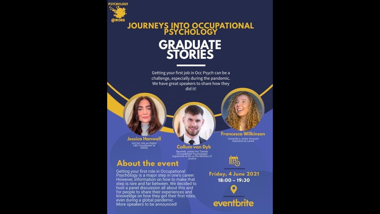 Journeys into Occupational Psychology: Graduate Stories
