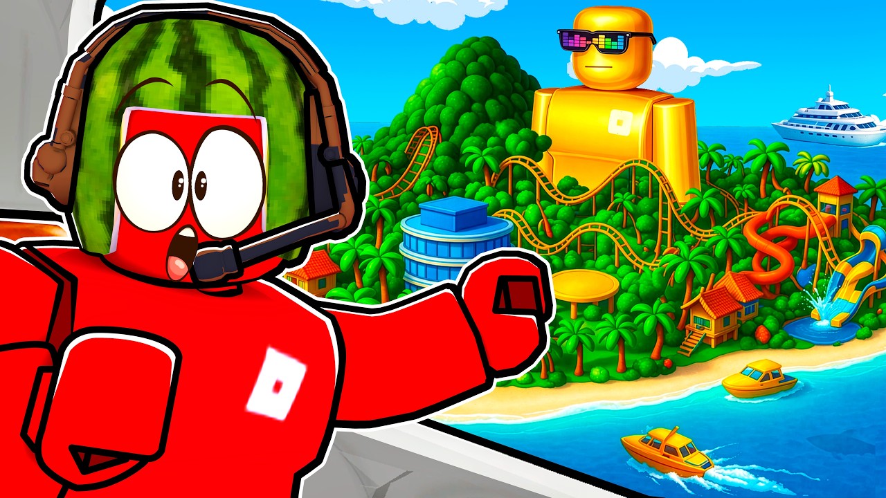 Spending $891,234,123 Building An ISLAND In Roblox..