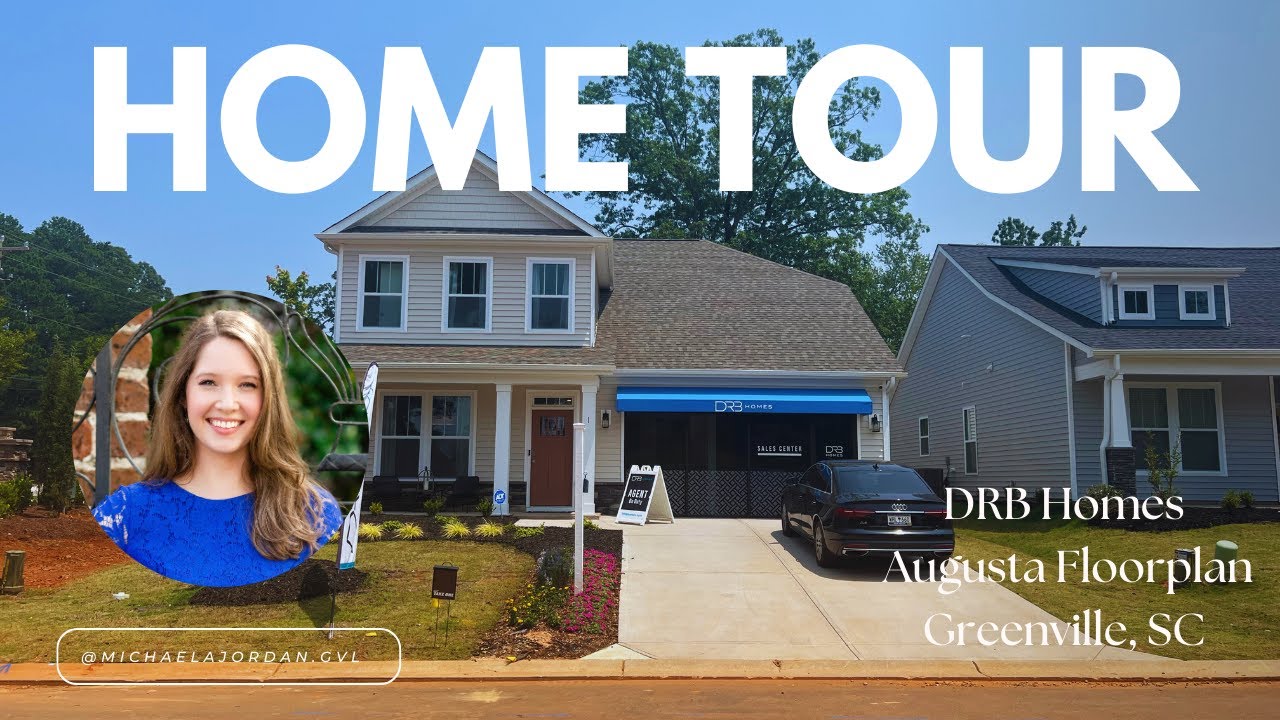 New Construction Home Tour | DRB Homes Augusta Floorplan | Greenville SC