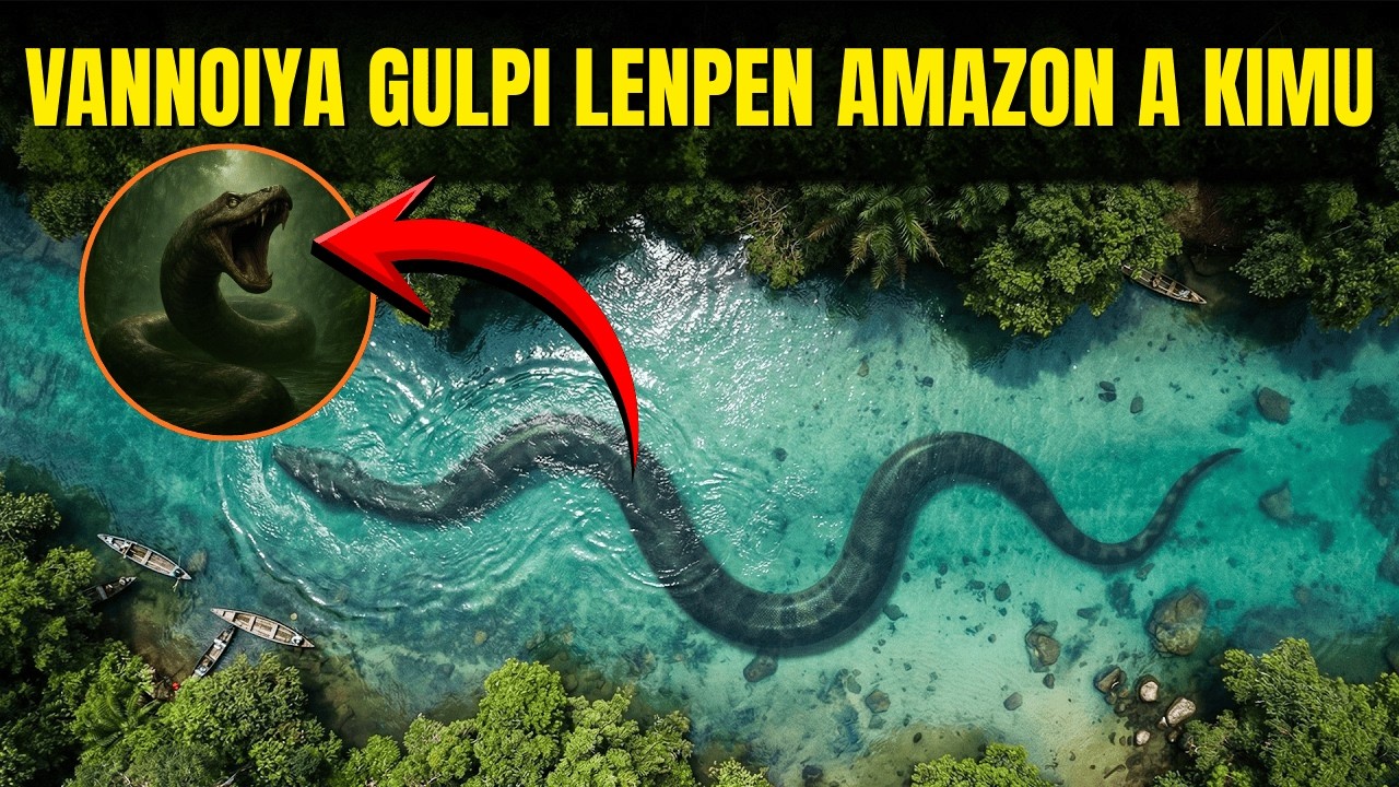 Vannoiya Gulpi lenpen Amazon gammang a mudoh hi | Titanoboa  The 50-Foot Snake That Ruled Earth |