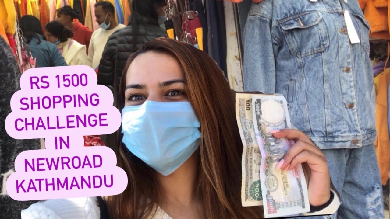 *Rs 1500* Shopping Challenge in Newroad Kathmandu | Shopping Under a budget| Nepali | Sushma Thapa|