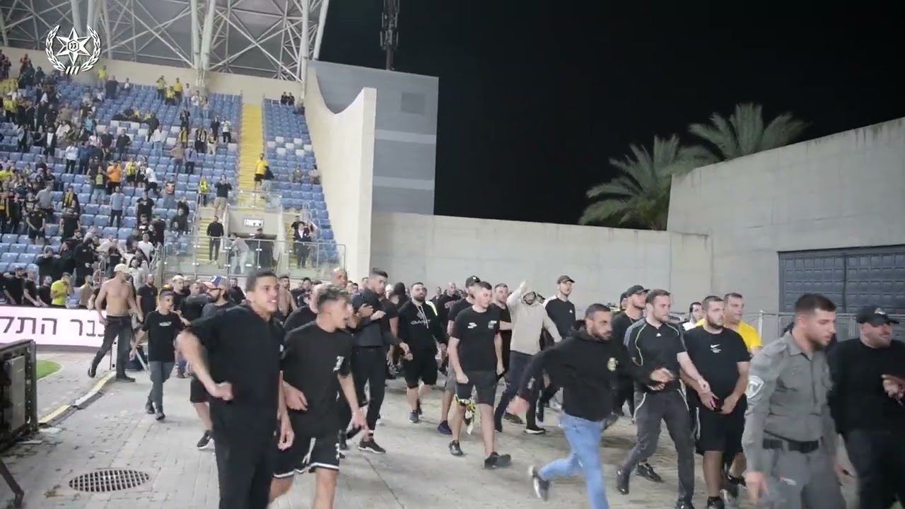 قوات كبيرة من الشرطة تواجدت في مباراة سخنين وبيتار القدس والقبض على مشتبه بهم