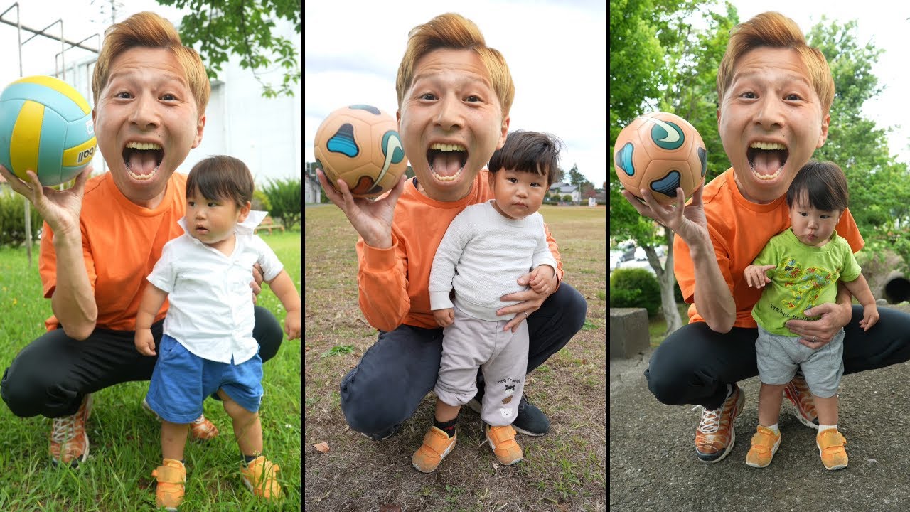 【Funny Dad🕺🌈】 Yoshipapa's funny video🥳🥳🥳#longvideo#よしパパ#baby #dad#happening#cute